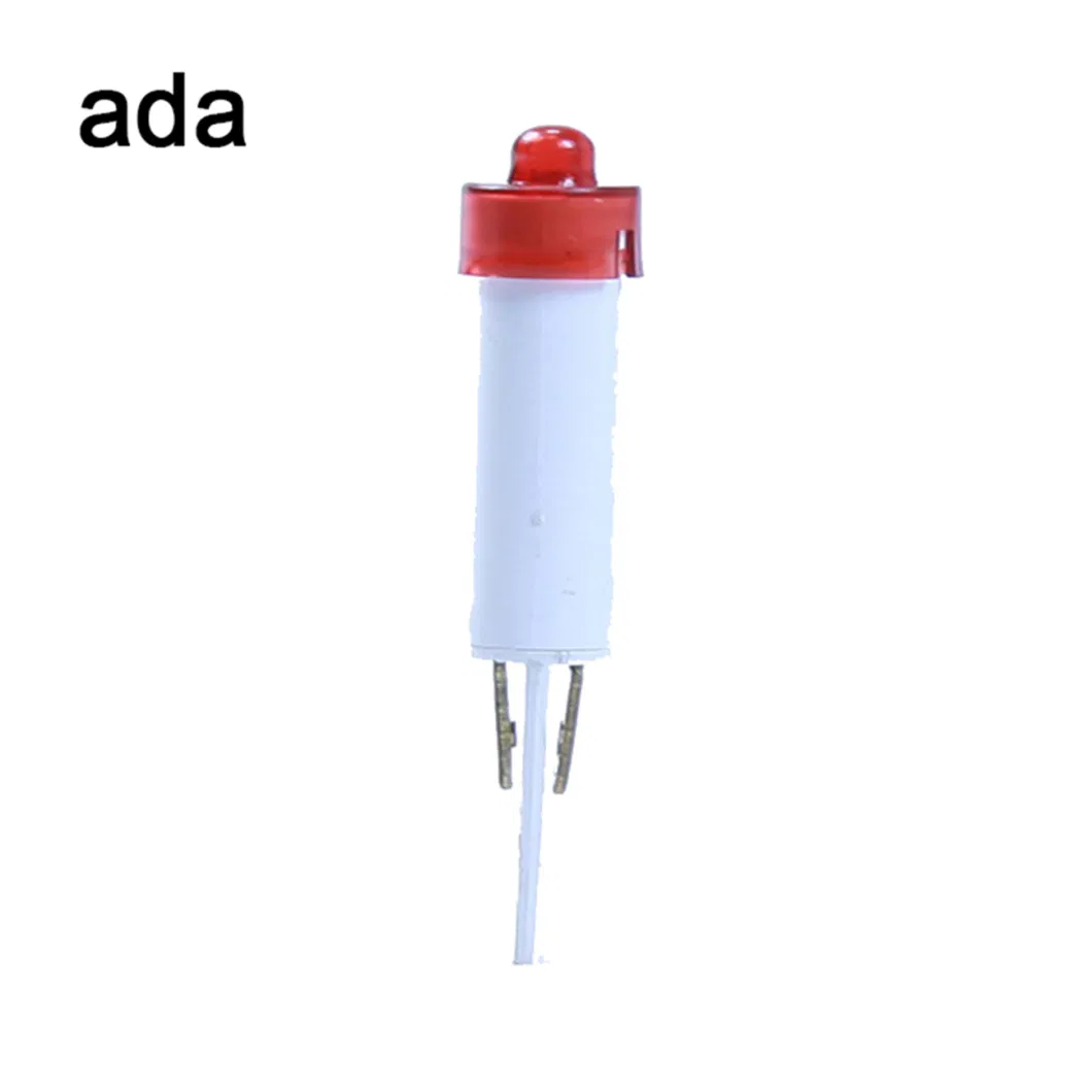 A-15 12v Luz de indicador vermelho 0,3w Luz de indicador do painel elétrico 0