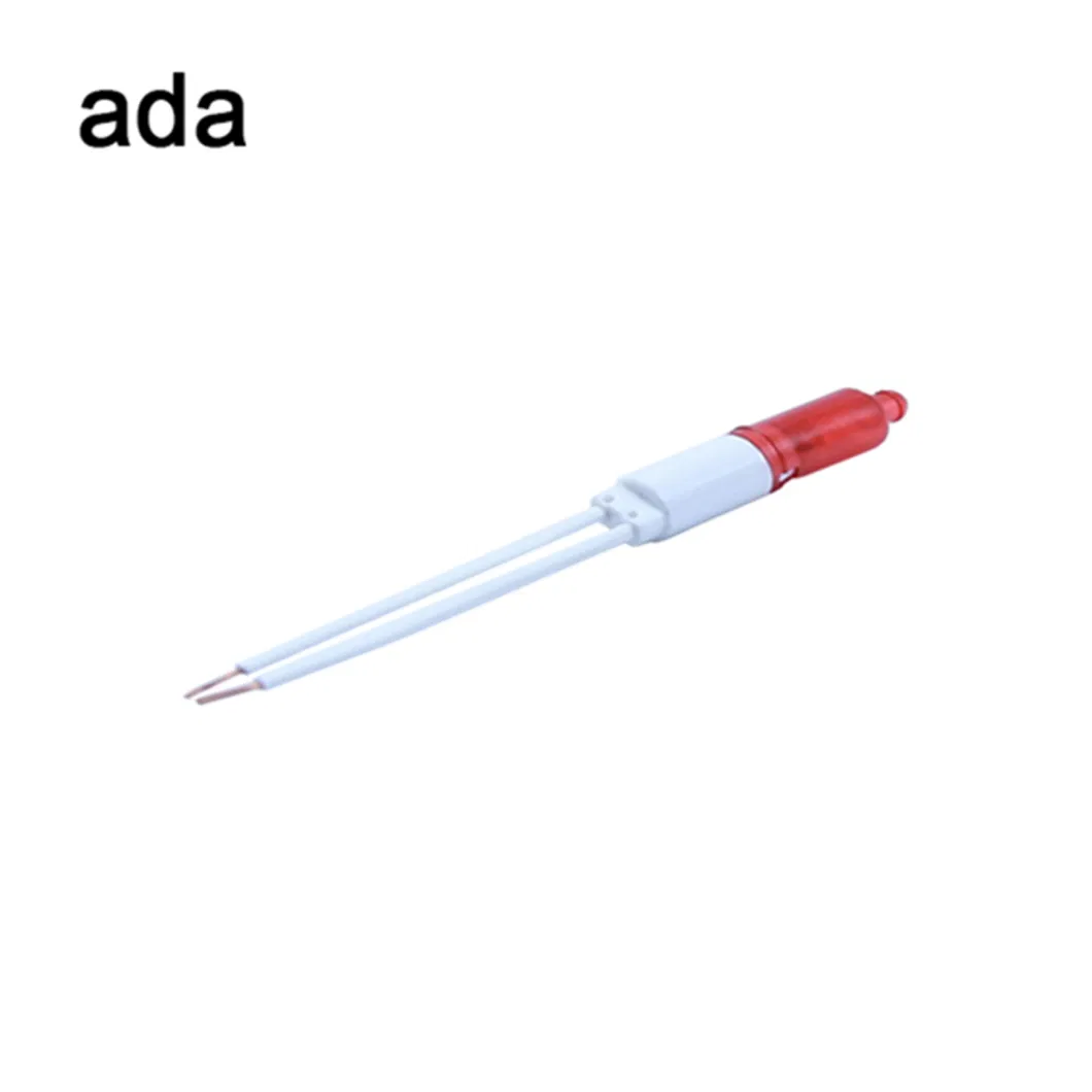 Lâmpada piloto LED de lente azul 230V 400V Lâmpada piloto de indicador à prova d'água 0