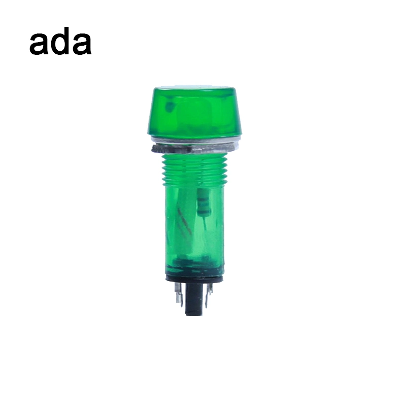 Lâmpada de indicação vermelha de diodo LED A-22 com lâmpada de indicação de filamento 0