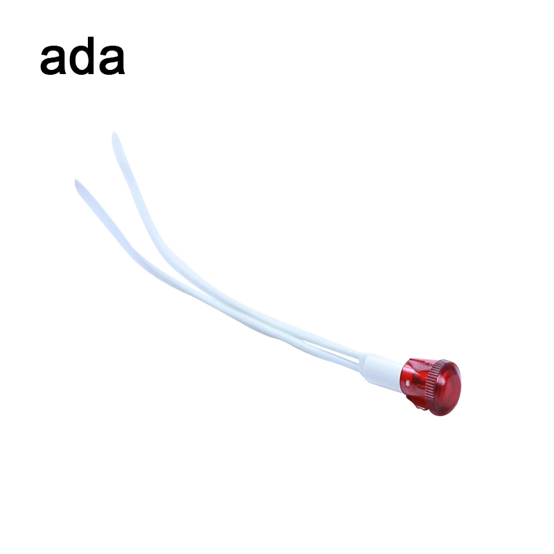 Cor Vermelha A-24 LED Diodo 24VDC Pilot Light Indicator 0,3W Potência 0