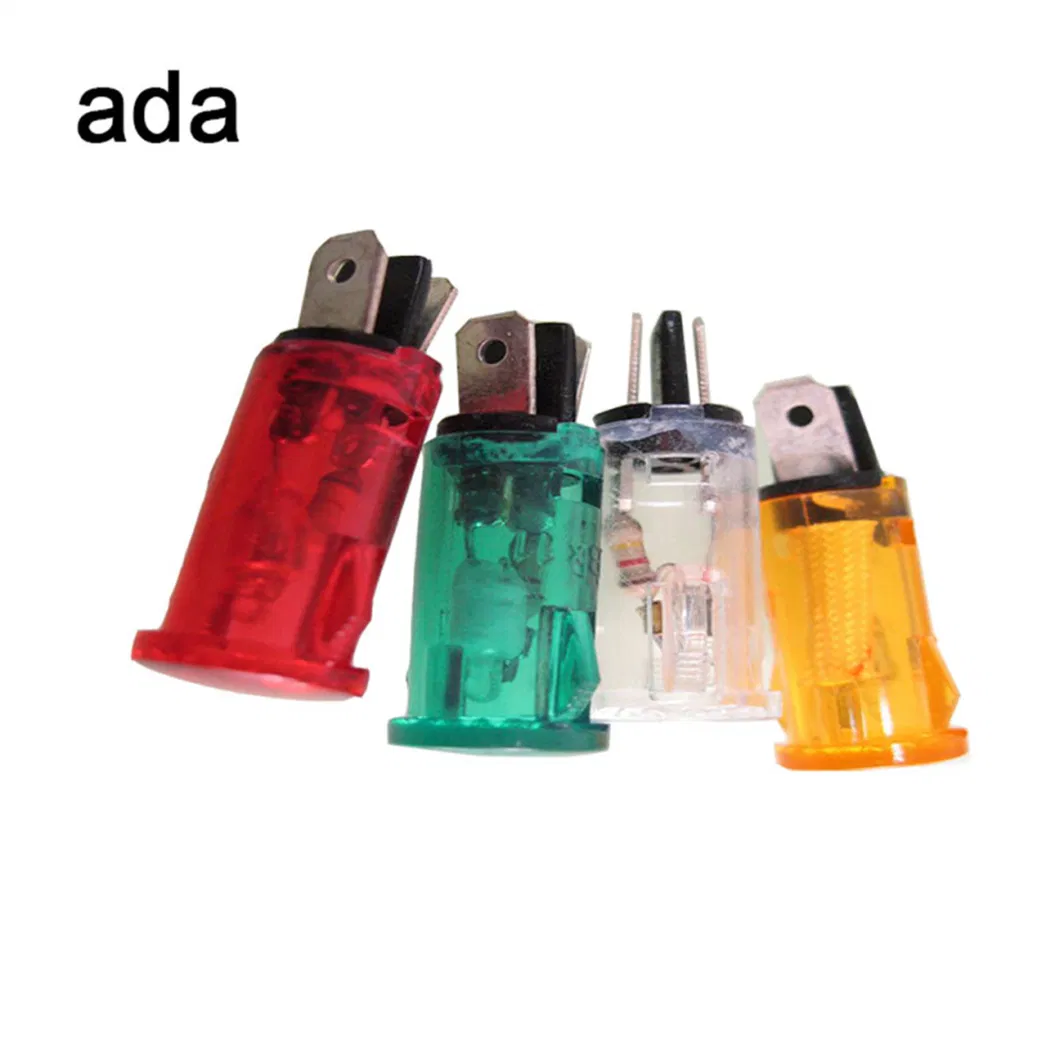 A-23 Luz de indicador LED verde 12 mm Luz de indicador de retorno de energia 0