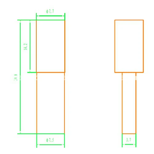 2.2mA Lâmpada de Neão IP65 Indicador de lâmpada de Neão Cor transparente 1
