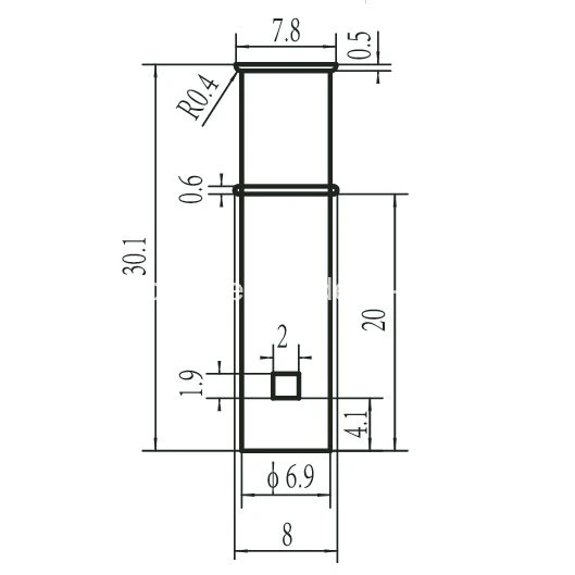Lâmpada de néon branca A-06-3 230v Indicador de néon 15000HRS Duração de vida 0