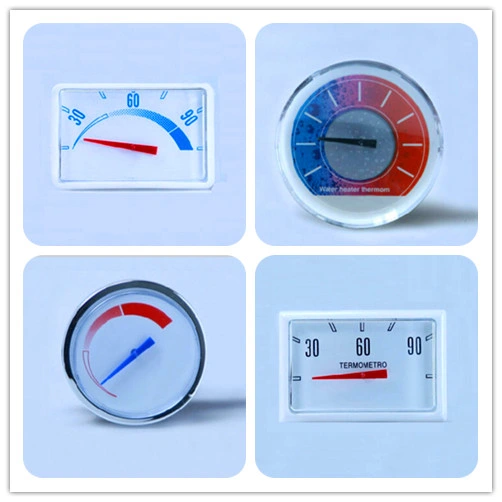 Calorímetro de aquecedor de água de plástico Quadrado Medidor de temperatura de água quente 1